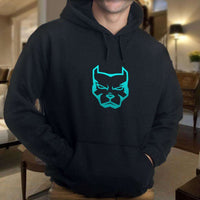 Load image into Gallery viewer, Designs by MyUtopia Shout Out:Pitbull Face Pullover Hoodie
