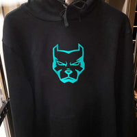 Load image into Gallery viewer, Designs by MyUtopia Shout Out:Pitbull Face Pullover Hoodie
