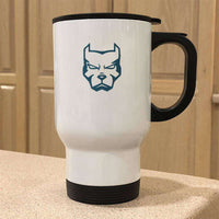 Load image into Gallery viewer, Designs by MyUtopia Shout Out:Pitbull Face Stainless Steel Travel Mug
