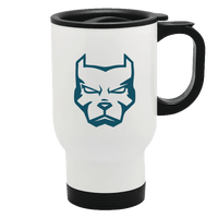 Load image into Gallery viewer, Designs by MyUtopia Shout Out:Pitbull Face Stainless Steel Travel Mug
