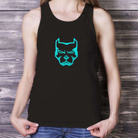 Load image into Gallery viewer, Designs by MyUtopia Shout Out:Pitbull Face Unisex Tank Top
