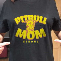 Load image into Gallery viewer, Designs by MyUtopia Shout Out:Pitbull Mom Adult Unisex T-Shirt
