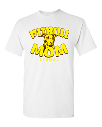 Load image into Gallery viewer, Designs by MyUtopia Shout Out:Pitbull Mom Adult Unisex T-Shirt,White / S,Adult Unisex T-Shirt
