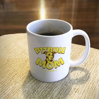 Load image into Gallery viewer, Designs by MyUtopia Shout Out:Pitbull Mom Ceramic White Coffee Mug
