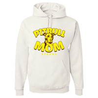Load image into Gallery viewer, Designs by MyUtopia Shout Out:Pitbull Mom Pullover Hoodie,White / S,Pullover Hoodie
