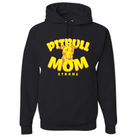 Load image into Gallery viewer, Designs by MyUtopia Shout Out:Pitbull Mom Pullover Hoodie,Black / S,Pullover Hoodie
