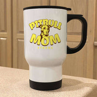 Load image into Gallery viewer, Designs by MyUtopia Shout Out:Pitbull Mom Stainless Steel Travel Mug

