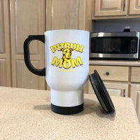 Load image into Gallery viewer, Designs by MyUtopia Shout Out:Pitbull Mom Stainless Steel Travel Mug

