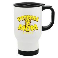 Load image into Gallery viewer, Designs by MyUtopia Shout Out:Pitbull Mom Stainless Steel Travel Mug
