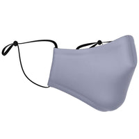 Load image into Gallery viewer, Designs by MyUtopia Shout Out:Plain Light Grey Fitted Face Mask W. Adjustable Ear Loops
