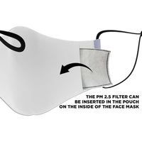 Load image into Gallery viewer, Designs by MyUtopia Shout Out:Plain Light Grey Fitted Face Mask W. Adjustable Ear Loops
