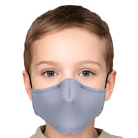 Load image into Gallery viewer, Designs by MyUtopia Shout Out:Plain Light Grey Fitted Face Mask W. Adjustable Ear Loops
