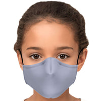 Load image into Gallery viewer, Designs by MyUtopia Shout Out:Plain Light Grey Fitted Face Mask W. Adjustable Ear Loops
