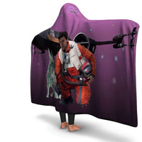 Load image into Gallery viewer, Designs by MyUtopia Shout Out:Poe and Crystal Fox Hooded Blanket
