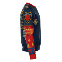 Load image into Gallery viewer, Designs by MyUtopia Shout Out:Police Navidad - Funny Christmas Fleece Lined Fashion Sweatshirt
