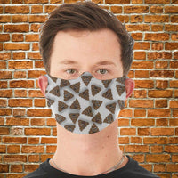 Load image into Gallery viewer, Designs by MyUtopia Shout Out:Poo Emoji Pattern Fabric Face Covering / Face Mask,White,Fabric Face Mask
