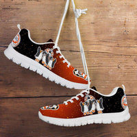 Load image into Gallery viewer, Designs by MyUtopia Shout Out:Porgs Playing with BB-8 Running Shoes - White
