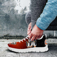 Load image into Gallery viewer, Designs by MyUtopia Shout Out:Porgs Playing with BB-8 Running Shoes - White
