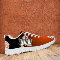 Load image into Gallery viewer, Designs by MyUtopia Shout Out:Porgs Playing with BB-8 Running Shoes - White
