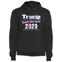 Load image into Gallery viewer, Designs by MyUtopia Shout Out:President Trump 2020 Keeping America Great Core Fleece Pullover Hoodie,S / Jet Black,Pullover Hoodie
