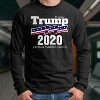 Load image into Gallery viewer, Designs by MyUtopia Shout Out:President Trump 2020 Long Sleeve Ultra Cotton T-Shirt
