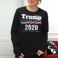 Load image into Gallery viewer, Designs by MyUtopia Shout Out:President Trump 2020 Long Sleeve Ultra Cotton T-Shirt
