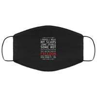 Load image into Gallery viewer, Designs by MyUtopia Shout Out:Price of Freedom Adult Fabric Face Mask with Elastic Ear Loops,3 Layer Fabric Face Mask / Black / Adult,Fabric Face Mask
