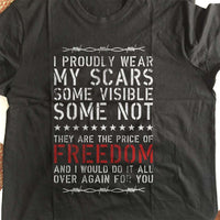 Load image into Gallery viewer, Designs by MyUtopia Shout Out:Price of Freedom Adult Unisex T-Shirt
