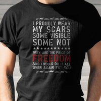 Load image into Gallery viewer, Designs by MyUtopia Shout Out:Price of Freedom Adult Unisex T-Shirt
