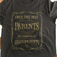 Load image into Gallery viewer, Designs by MyUtopia Shout Out:Promoted To Grandparents Adult Unisex Cotton Short Sleeve T-Shirt
