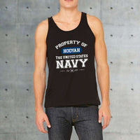 Load image into Gallery viewer, Designs by MyUtopia Shout Out:Property of  Hooyah US Navy Unisex Tank
