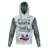 Load image into Gallery viewer, Designs by MyUtopia Shout Out:Proud Air Force Mom, I Raised My Hero USA Premium Pullover Fashion Hoodie
