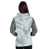 Load image into Gallery viewer, Designs by MyUtopia Shout Out:Proud Air Force Wife, I Married My Hero Premium Pullover Hoodie Gray Camo
