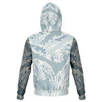 Load image into Gallery viewer, Designs by MyUtopia Shout Out:Proud Air Force Wife, I Married My Hero  U.S.A. Premium Fleece Lined Pullover Hoodie
