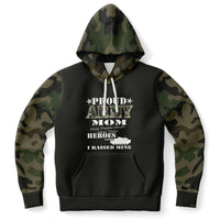 Load image into Gallery viewer, Designs by MyUtopia Shout Out:Proud Army Mom, I Raised My Hero 3d Printed Adult Hoodie Hooded Sweatshirt,XS,Fashion Hoodie - AOP
