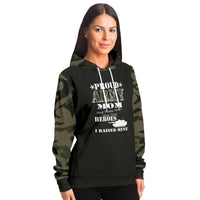Load image into Gallery viewer, Designs by MyUtopia Shout Out:Proud Army Mom, I Raised My Hero 3d Printed Adult Hoodie Hooded Sweatshirt

