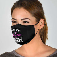 Load image into Gallery viewer, Designs by MyUtopia Shout Out:Proud Daughter of Air Force Veteran Adult Fabric Face Mask with Elastic Ear Loops
