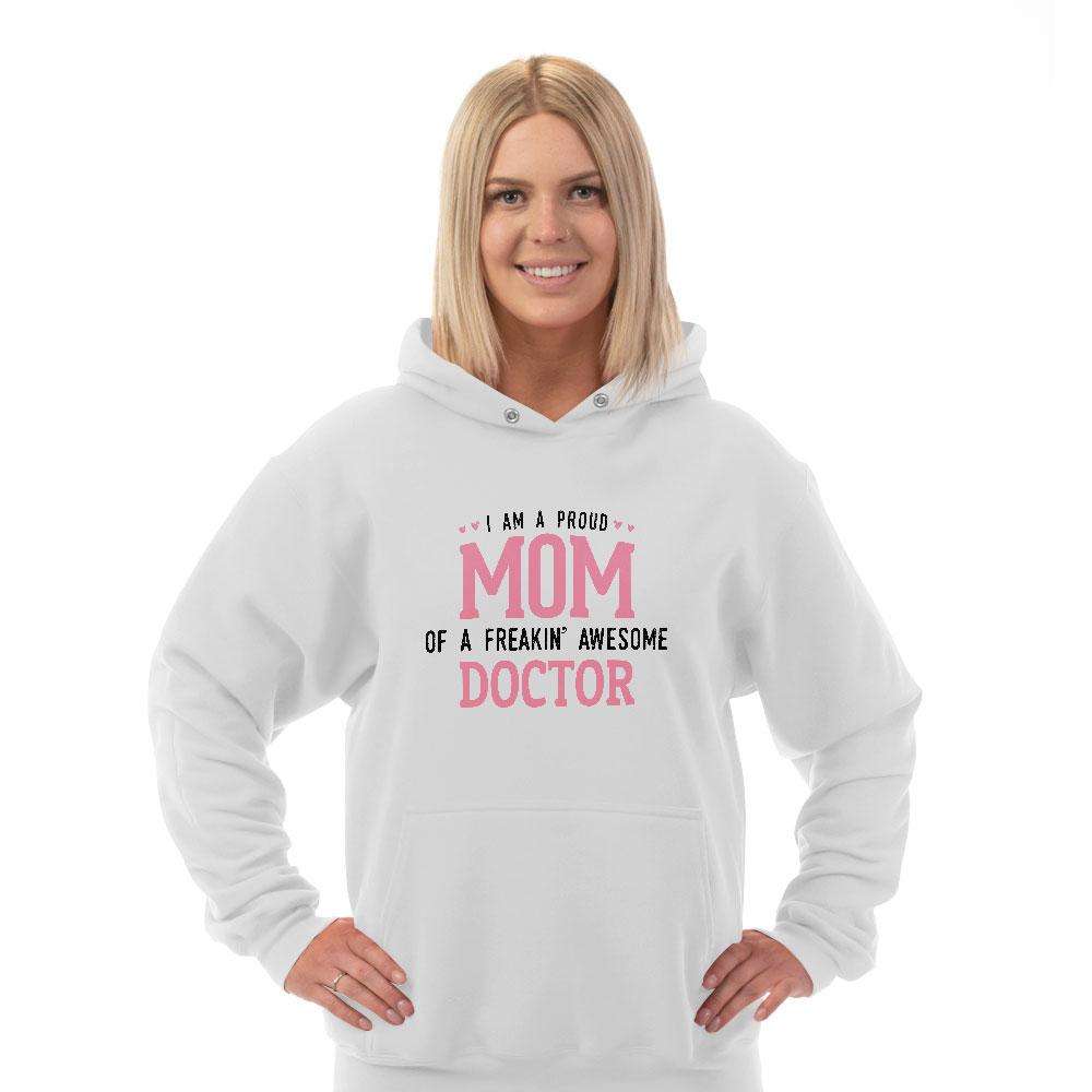 Designs by MyUtopia Shout Out:Proud Mom Personalized Adult Hoodie