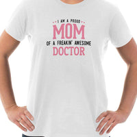 Load image into Gallery viewer, Designs by MyUtopia Shout Out:Proud Mom Personalized Adult Unisex T-Shirt
