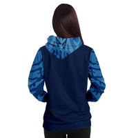 Load image into Gallery viewer, Designs by MyUtopia Shout Out:Proud Navy Mom, I Raised My Hero Premium 360 Degree Print Pullover Fashion Hoodie
