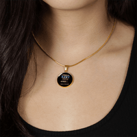Load image into Gallery viewer, Designs by MyUtopia Shout Out:Proud Navy Sister Personalized Engravable Keepsake Necklace
