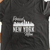 Load image into Gallery viewer, Designs by MyUtopia Shout Out:Proud New York Mom Adult Unisex T-Shirt
