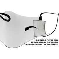 Load image into Gallery viewer, Designs by MyUtopia Shout Out:Proud Son of a Veteran Flag and Army Boots Fitted Face Mask w Adjustable Ear Loops
