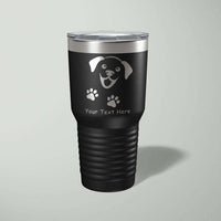 Load image into Gallery viewer, Designs by MyUtopia Shout Out:Puppy Personalized Laser Engraved 30 Oz Stainless Steel Drink Tumbler
