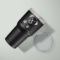 Load image into Gallery viewer, Designs by MyUtopia Shout Out:Puppy Personalized Laser Engraved 30 Oz Stainless Steel Drink Tumbler,Black,Polar Camel Tumbler
