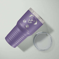 Load image into Gallery viewer, Designs by MyUtopia Shout Out:Puppy Personalized Laser Engraved 30 Oz Stainless Steel Drink Tumbler,Purple,Polar Camel Tumbler
