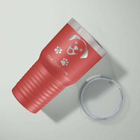 Load image into Gallery viewer, Designs by MyUtopia Shout Out:Puppy Personalized Laser Engraved 30 Oz Stainless Steel Drink Tumbler,Red,Polar Camel Tumbler

