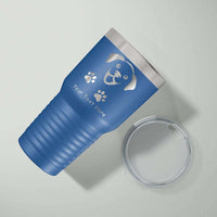 Load image into Gallery viewer, Designs by MyUtopia Shout Out:Puppy Personalized Laser Engraved 30 Oz Stainless Steel Drink Tumbler,Royal Blue,Polar Camel Tumbler
