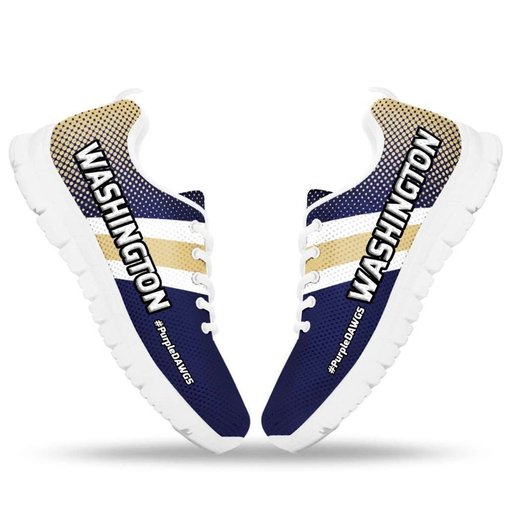 Designs by MyUtopia Shout Out:#PurpleDawgs Washington Fan Running Shoes