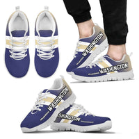 Load image into Gallery viewer, Designs by MyUtopia Shout Out:#PurpleDawgs Washington Fan Running Shoes
